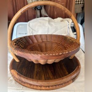 Wooden Basket/Trivet